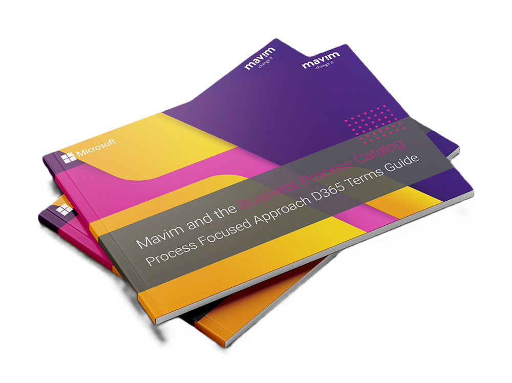 eBook - Mavim and BPC-Process Focused Approach D365 Terms Guide - download img